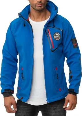 Produktbild von Geographical Norway Herren Softshelljacke Funktions-Outdoor-Jacke, TELEMAQUE, Rot, Größe