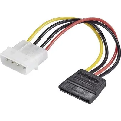 Produktbild von RENKFORCE Strom Adapter [1x IDE-Strom-Stecker 4pol. - 1x SATA-Strom-Buchse 15pol.] 0.15 m