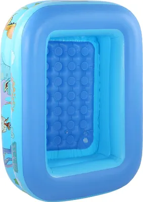 Image de Piscine gonflable de grande taille Baignoire d'été pour bébés, enfants et adultes