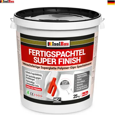 Produktbild von IsolBau Spachtelmasse 25kg Fertig Spachtel masse Super Finish Q4 Fugenspachtel