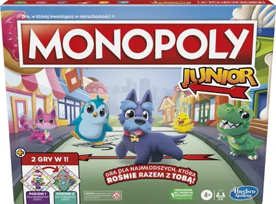 Zdjęcie produktu dla Monopoly Junior, 4 lat(a)