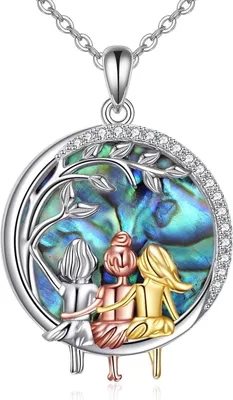 Immagine prodotto di Collana tre sorelle in argento 925 regali di compleanno