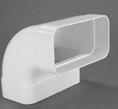 Productafbeelding van Kanaalventilatie 150x70 mm, bocht van 90° verticaal, afzuigkap voor de keuken