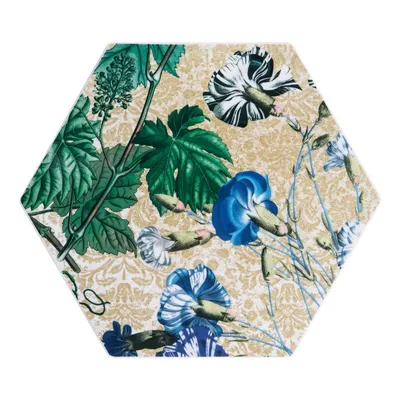 Produktbild von Sambonet Kyma Florilegium Porzellan ObjektplatteSechseck S0167-S00041-S2061-56221-AB