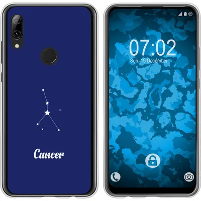 Produktbild von PhoneNatic Case kompatibel mit Huawei P Smart Z Silikon-Hülle SternzeichenCancer M3