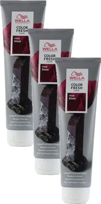 Produktbild von Wella Color Fresh Mask 3 x 150 ml Tönungsmaske Farbmaske Rose Blaze Set