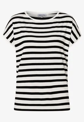 Produktbild von MORE & MORE Striped Shirt 2790 black offwh 42