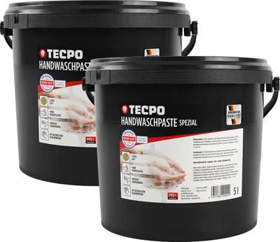 Produktbild von TECPO Handwaschpaste HQ+ 10 Liter Handreiniger Hautpflege Reinigungspaste Seife gegen starke hartnäckige Verschmutzungen