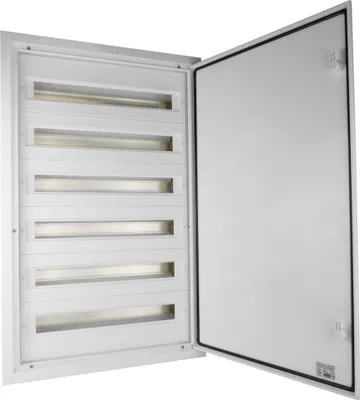 Produktbild von Verteilerkasten IP54 DARP-144 6x24 Unterputz Alutür Unterverteiler Sicherungskasten 9.624 E-P 6774