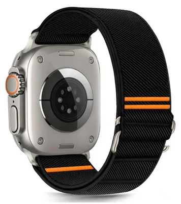 Immagine prodotto di Pasek Tech-Protect Nylon Slip Na Apple Watch 44 / 45 / 46 / 49 Mm - Czarny