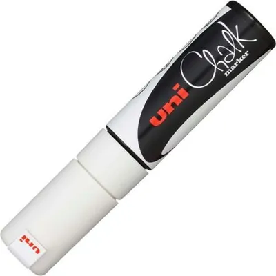 Immagine prodotto di Marcatore a gesso liquido Uni-Ball PWE-8K Bianco 6 pezzi
