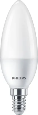 Produktbild von Philips Kerzenlampe 60W B38 E14, 7 W, 60 W, E14, 806 lm, 15000 h, Warmweiß