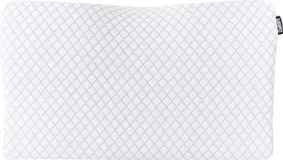 Obrázek produktu pro BELIANI Polštář bílý paměťová pěna 50 x 30 cm prodyšný podpora krku spaní na zádech ložnice