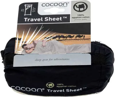 Produktbild von Cocoon Leicht-Reiseschlafsack, Rechteck, 220 x 90 cm, 100 % Baumwolle, natural