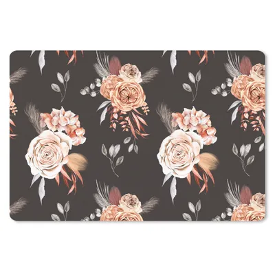 Produktbild von MuchoWow® Schreibtischunterlage Blumen - Blätter - Natur 60x40 cm - XXL Mauspad - Großes Mauspad