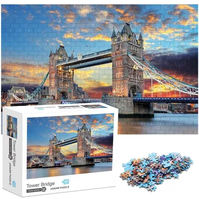 Zdjęcie produktu dla Puzzle dla dorosłych, 1000 elementów, przedstawiające most