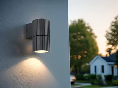 Produktbild von LED Außenwandleuchte Downlight Anthrazit Hauswand Fassadenbeleuchtung, Höhe 11cm