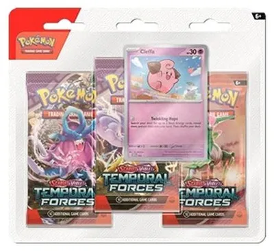 Zdjęcie produktu dla Pokemon Temporal Forces: Cleffa 3-Pack Blister German