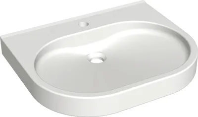 Obrázok produktu pre Umývadlo KWC AR, VARIUScare, MIRANIT, 550x120x450 mm, bezbariérové