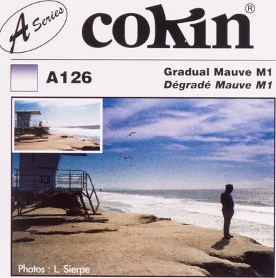 Produktbild von Cokin Filter A 126 Größe S halb, mauve M1