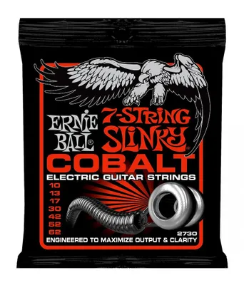 Produktbild von Ernie Ball 7 Cobalt Slinky 10-62 2730 Saiten