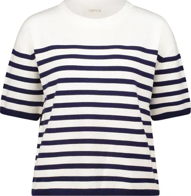 Produktbild von Cartoon (230) Strickpullover Kurz 1/2 Arm Cream/Dark Blue Cream/Dark Blue 42