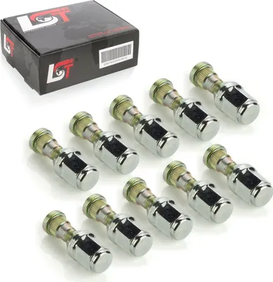 Produktbild von 10x UNIVERSAL RÄNDELBOLZEN MIT RADMUTTER - M12x1,5 x 51mm