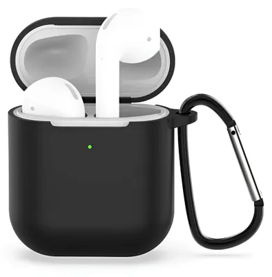 Obrázok produktu pre Techsuit - Silicone Case ultratenký silikónový obal pre AirPods 1 / AirPods 2  – čierny