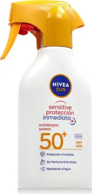 Produktbild von Nivea - Sonnenspray Sensibler Sofortschutz SPF50 - 270ml
