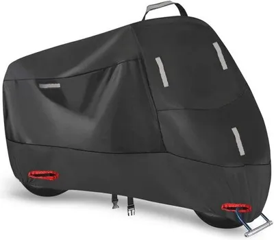 Produktbild von Famanu Motorradhülle Wasserdicht - Schutz gegen Regen und UV mit Reflektierenden Streifen