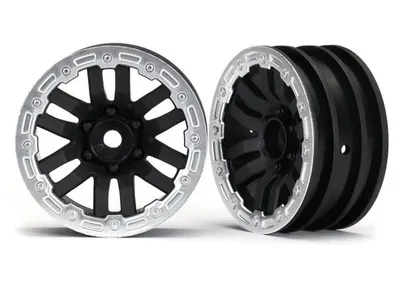 Produktbild von Traxxas TRX8271X Felgen, TRX-4 1.9 (satin beadlock) (2 Stk.)