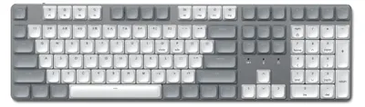 Productafbeelding van Satechi SM3 Slim mechanisch backlit keyboard / toetsenbord - Wit
