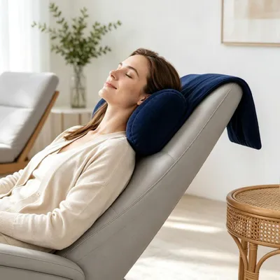 Image de Coussin lombaire pour fauteuil et canapé, avec fonction réglable