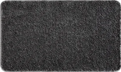 Produktbild von Badteppich SYNERGY, Glamour, rutschfest, weich – Polyester grau Grau 60x100 cm