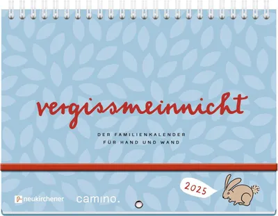 Produktbild von vergissmeinnicht 2025 - Der Familienkalender für Hand und Wand