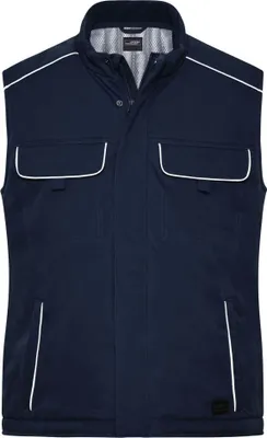 Produktbild von Workwear Softshell Padded Vest - SOLID - navy, Gr. XXL