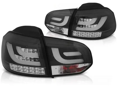 Produktbild von LED Lightbar Rückleuchten passend für VW Golf 6 (VI) Bj. 08-12 Schwarz