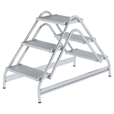 Produktbild von MUNK Aluminium Arbeitspodest 2x3 Stufen