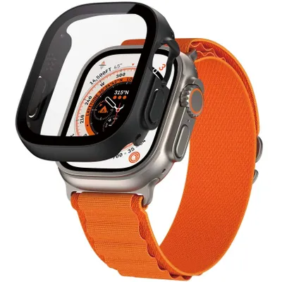 Produktbild von PanzerGlass ® Displayschutz Full Body mit D3O® Apple Watch Ultra | 49mm | Schwartz, Apple, Apple - Watch, Series 2023 49mm, Trockene Anwendung, Kratzresistent, Schockresistent, Transparent, 1 Stück(e)