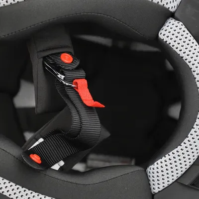 Image de Casque de motocross Acerbis Linear 2026, orange et blanc, taille S (55/56)