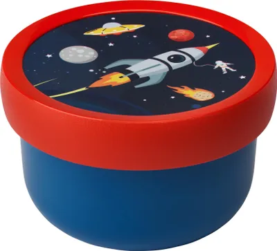 Image de Mepal - Fruitbox Campus - Boîte à goûter pour enfants - Résistant au lave-vaisselle et au micro-ondes - Sans BPA - 300 ml - Space