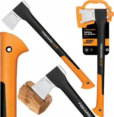 Zdjęcie produktu dla FISKARS X17 SIEKIERA ROZŁUPUJĄCA DO DREWNA Fiskars X17 M 1015641 - OFICJALNY DYSTRYBUTOR - AUTORYZOWANY DEALER FISKARS