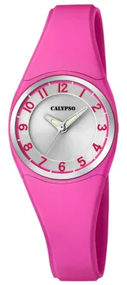Produktbild von Calypso | Damenuhr analog Quarz mit Kunststoffband pink K5726/5