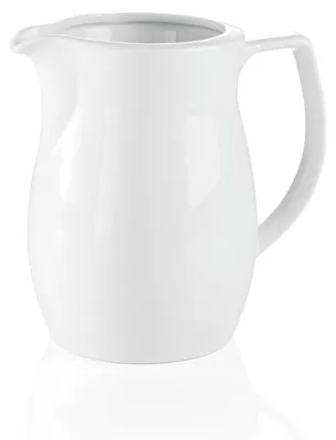 Produktbild von 10x Krug Karaffe 1 l, weiß, Porzellan