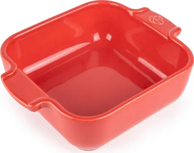 Produktbild von Peugeot Rechteckige Auflaufform Appolia Ofenform Keramik Rot 13 x 13 cm 61173