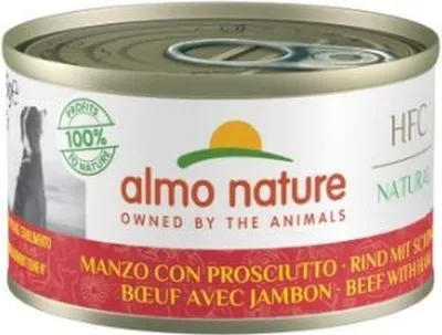 Produktbild von Almo Nature HFC NATURAL Rindfleisch Schinken Nassfutter 95 g