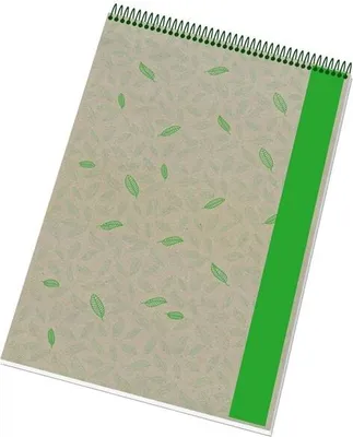 Obrázok produktu pre Blok Ecology A5, so špirálou, 50 listov, linajkový
