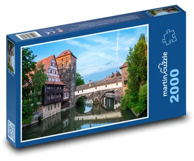 Obrázek produktu pro martinpuzzle - Puzzle 2000 - Budova - most, řeka