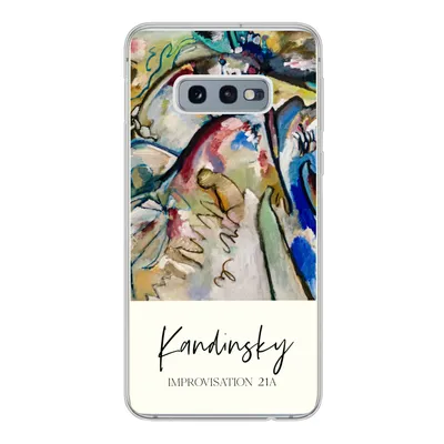 Produktbild von MuchoWow® Handyhülle Schutzhülle Hülle für Samsung Galaxy S10e Improvisation 21A - Kandinsky - Alte Meister Silikon Softcase Handy Hülle - Handy