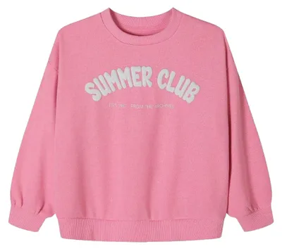 Produktbild von Minoti - Sweatshirt für Mädchen, Rundhalsausschnitt, Fleece MN179 (134) (Pink)